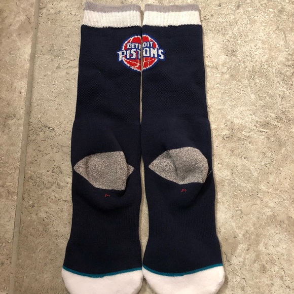 NEW: LE: NBA Detroit Pistons Crew Stance Socks - Picture 4 of 4
